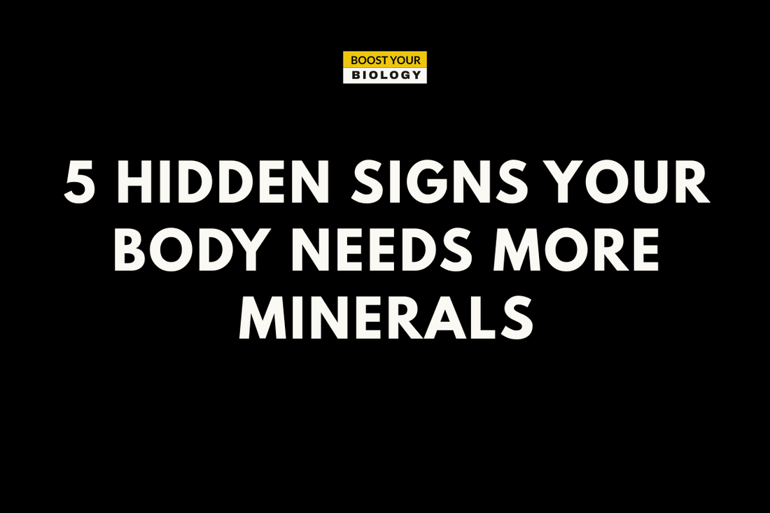 5 Hidden Signs Your Body Needs More Minerals (and How Shilajit Can Help) - Penguin Shilajit