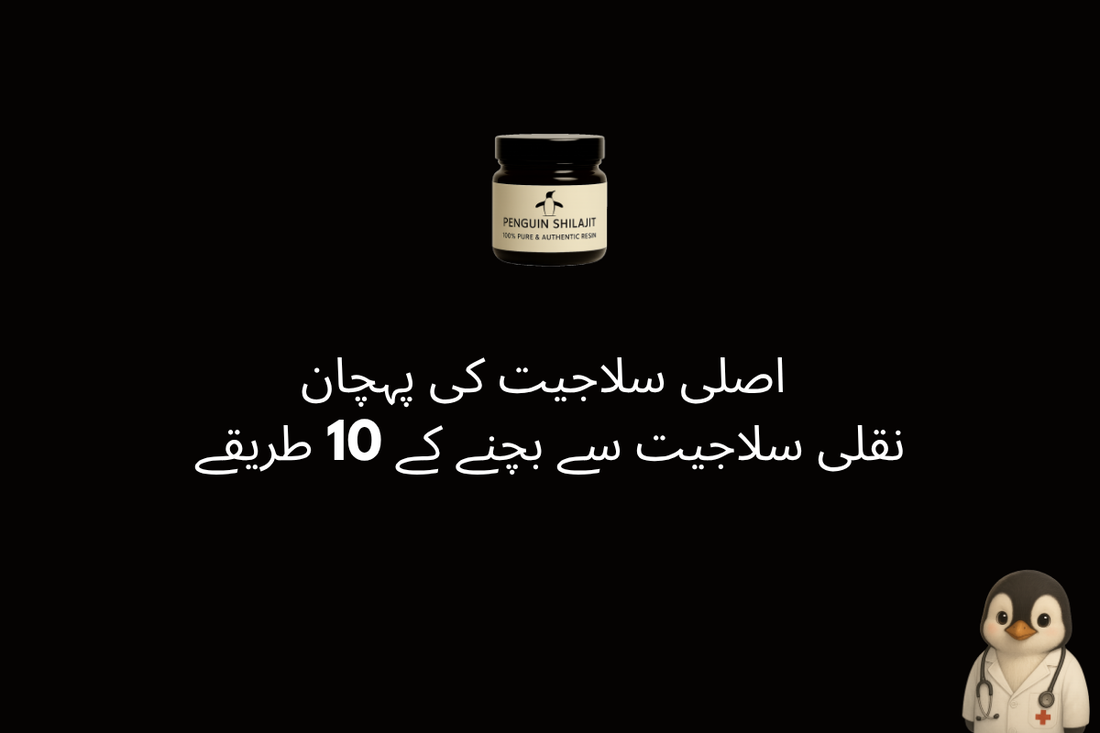اصلی سلاجیت کی پہچان - نقلی سلاجیت سے بچنے کے 10 طریقے | Penguin Shilajit