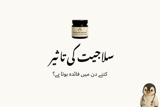 سلاجیت کتنے دن میں اثر کرتا ہے؟ ہفتہ وار نتائج | Penguin Shilajit