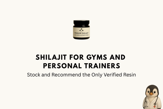Shilajit for Gyms and Personal Trainers UK: Stock and Recommend the Only Verified Resin