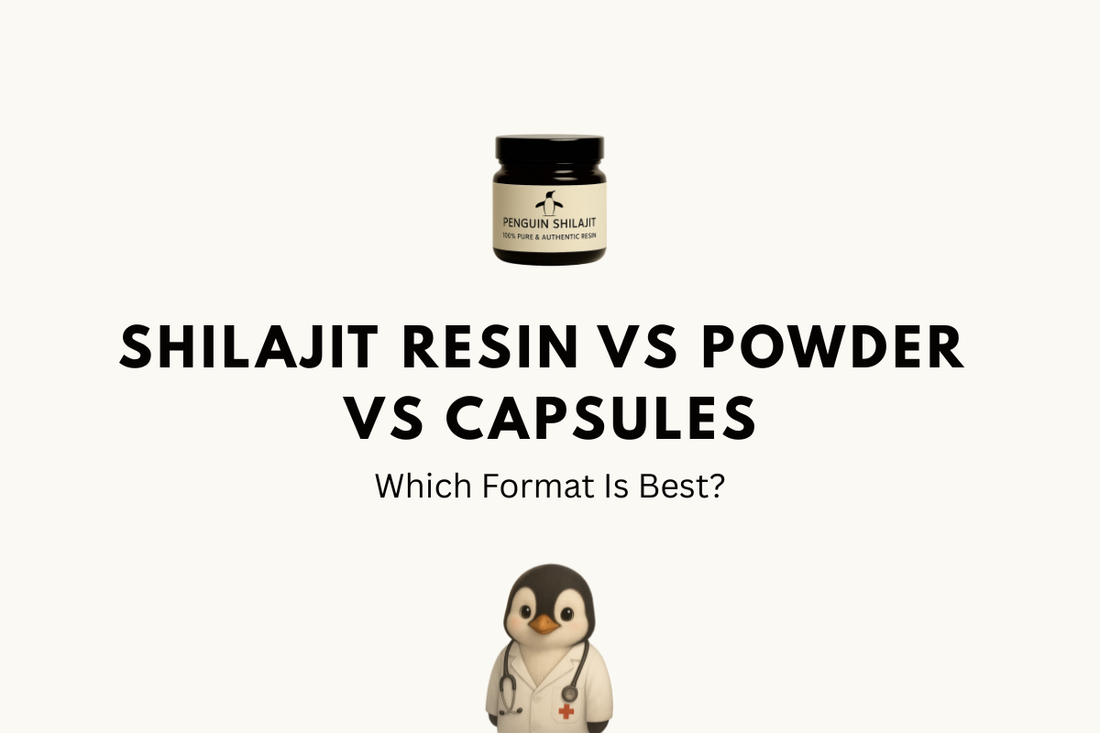Shilajit Resin vs Powder vs Capsules: Which Format Is Best?