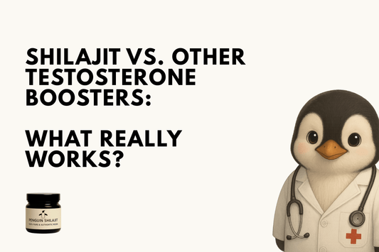 Shilajit vs. Other Testosterone Boosters: What Really Works? - Penguin Shilajit