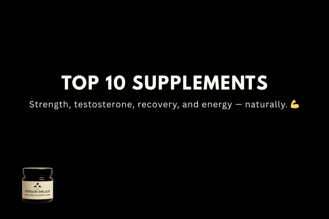 Top 10 Supplements & How They Help You - Penguin Shilajit