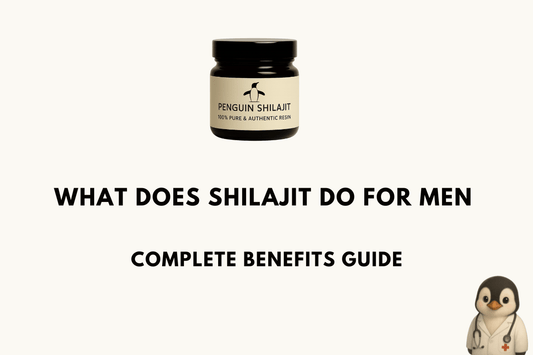 What Does Shilajit Do for Men -  Complete Benefits Guide - Penguin Shilajit