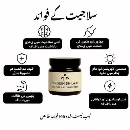 penguin shilajit benefits in urdu