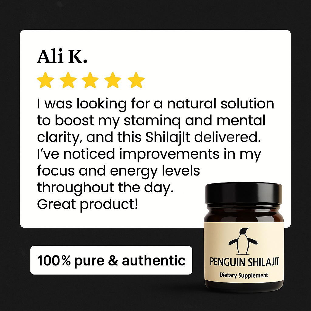 penguin shilajit quality review by customer 